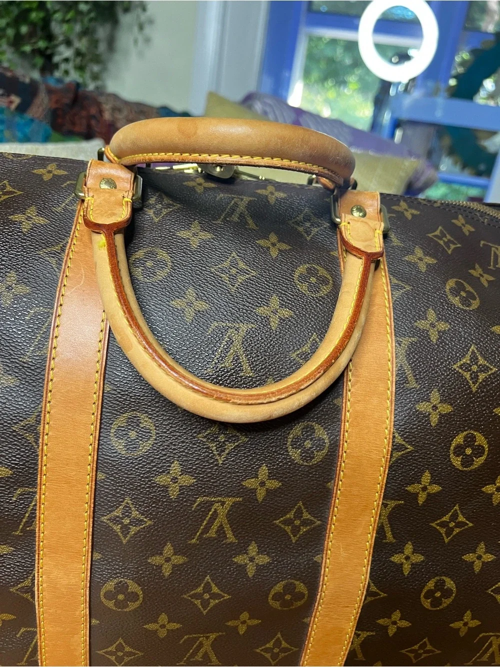 Louis Vuitton Vintage Keepall 55 Duffle Travel Bag